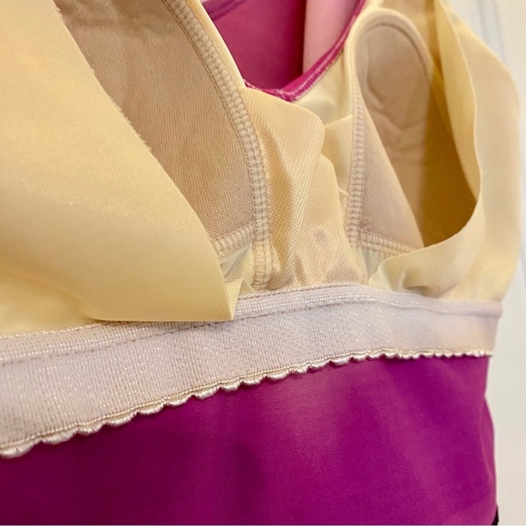 LANDS END Slendersuit with Skirt in Purple Ombre, 14D - Picture 14 of 15